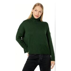 Madewell Green Turtleneck Sweater